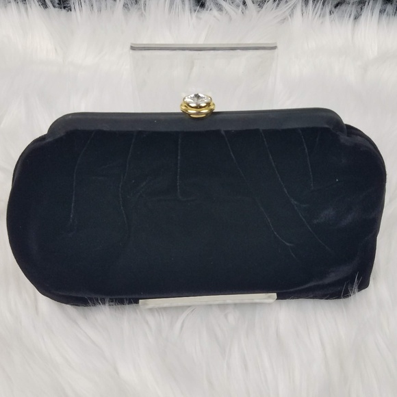 black velvet clutch